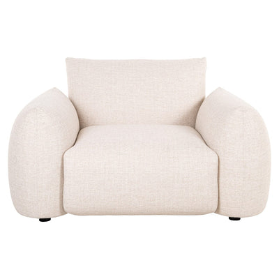 Jae Cream Upholstered Outdoor Lounge Chair Outdoor 