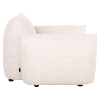 Jae Cream Upholstered Outdoor Lounge Chair Outdoor 