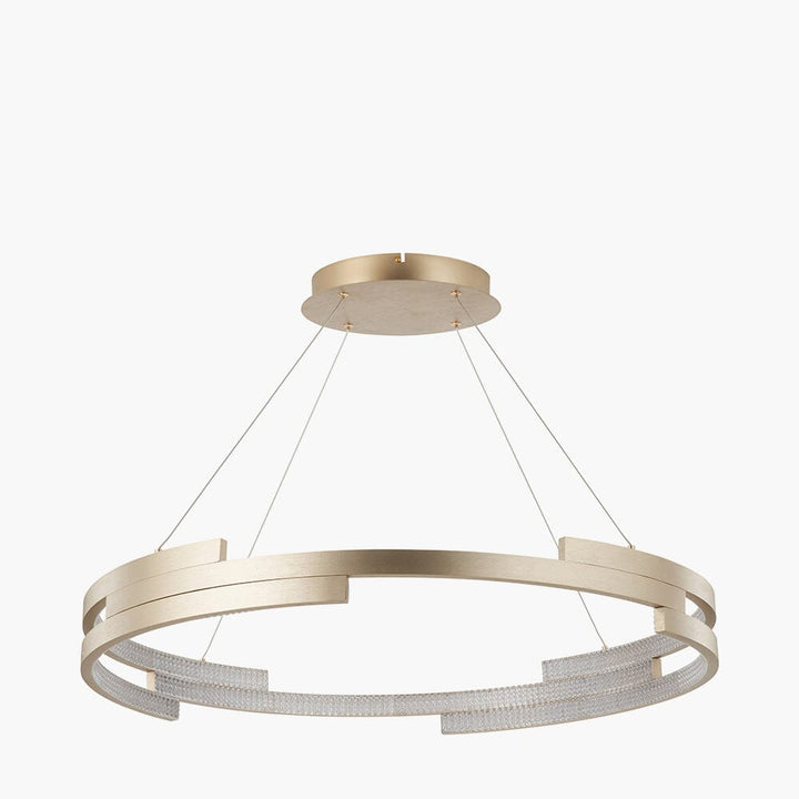 Jayden Gold Round LED Pendant Ceiling Light Lighting 