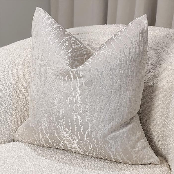 Jayden Platinum Print Cushion - 50 x 50cm 