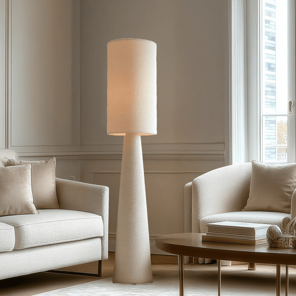 Joby Sand Boucle Floor Lamp Lighting 