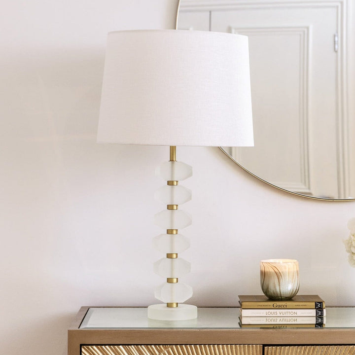 Juliana Gold & Crystal Table Lamp Lighting 