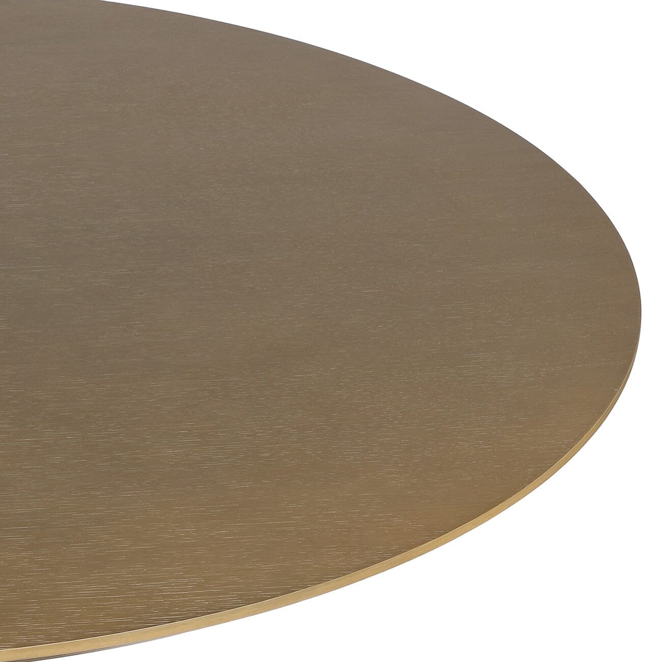 Juliette Brushed Brass Round Dining Table Furniture 