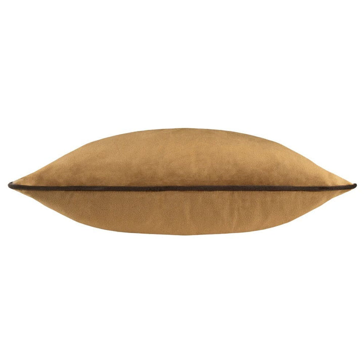 Juniper Caramel & Chocolate Velvet Cushion - 45 x 45cm Textiles 