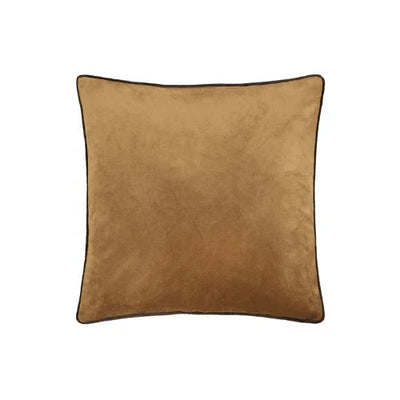 Juniper Caramel & Chocolate Velvet Cushion Cover - 45 x 45cm Textiles 