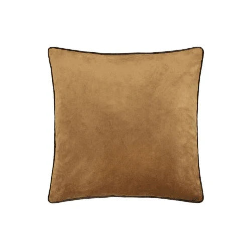 Juniper Caramel & Chocolate Velvet Cushion Cover - 45 x 45cm Textiles 