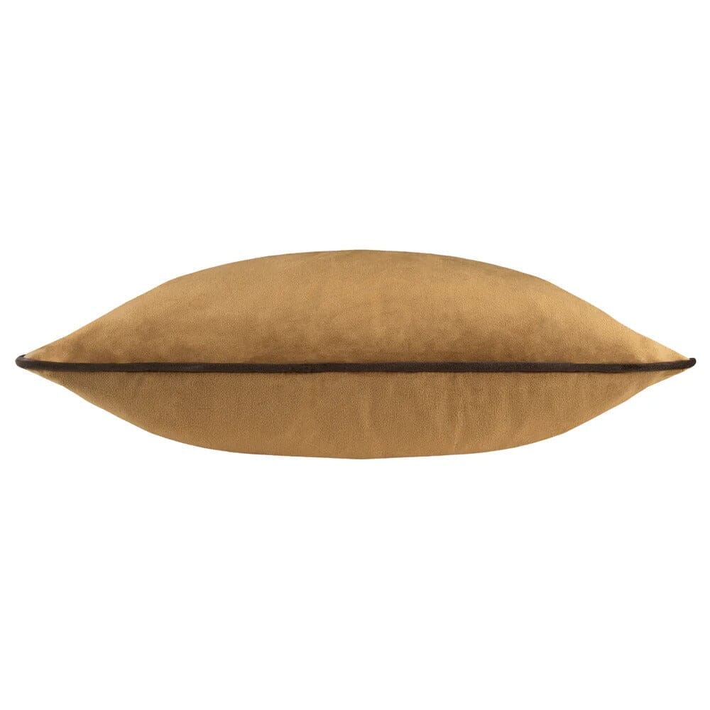 Juniper Caramel & Chocolate Velvet Feather Filled Cushion- 45x45cm Textiles 