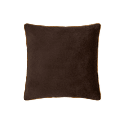 Juniper Chocolate & Caramel Velvet Cushion - 45 x 45cm Textiles 