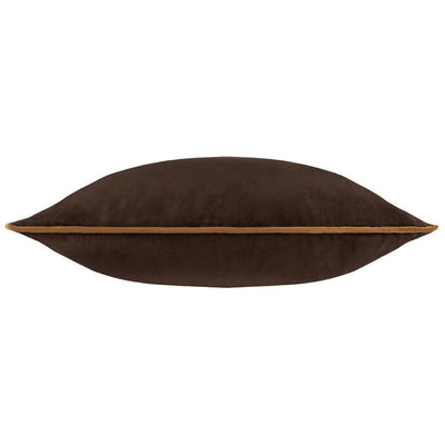 Juniper Chocolate & Caramel Velvet Feather Filled Cushion- 45x45cm Textiles 
