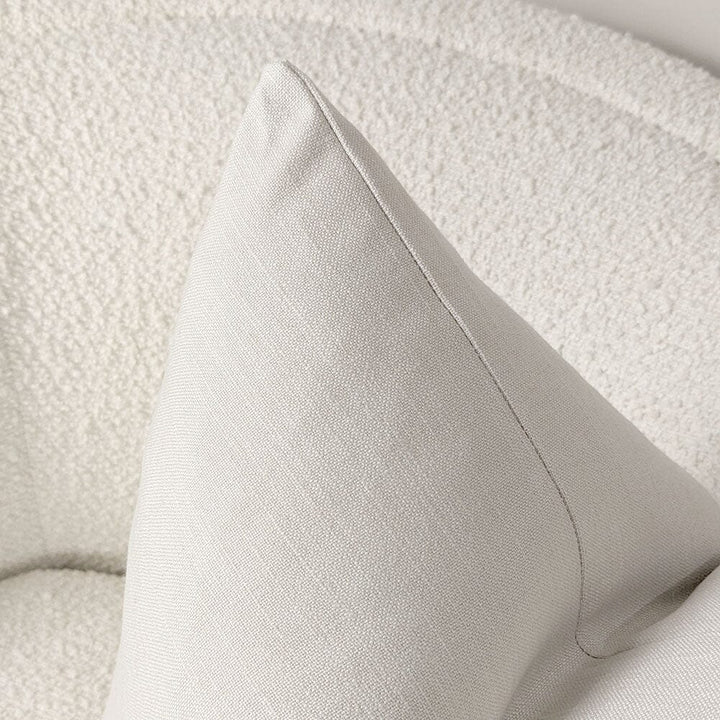 Juno Pearl Cream Linen Cushion - 50 x 50cm Textiles 