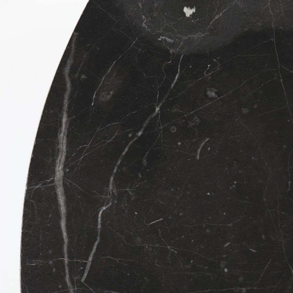 Keller Black Marble Nesting Coffee Tables Furniture 
