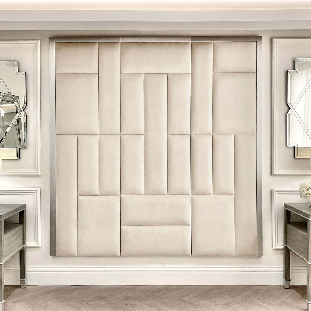 Kensington & Silver Premium Abstract Headboard