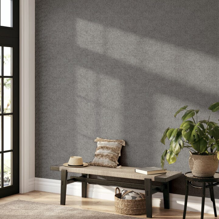 Kiana Warm Grey Textured Wallpaper Accessories 