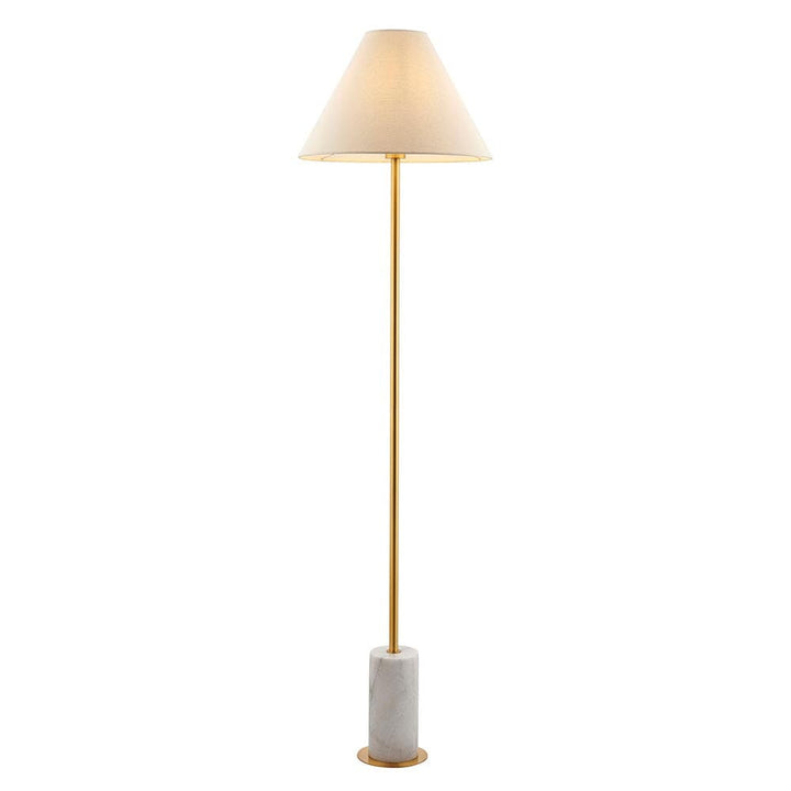 Kiara Gold & Marble Floor Lamp Lighting 