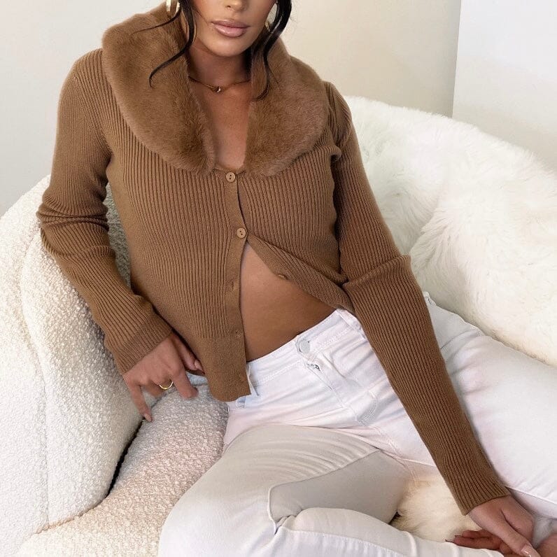 Caramel cardigan on sale