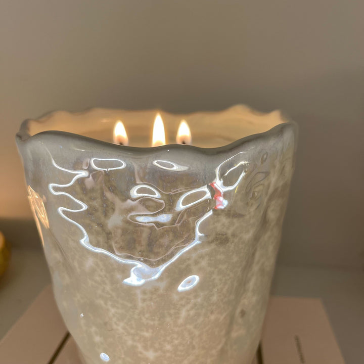Laguna Cream Pearlescent Decorative Candle Fragrance 