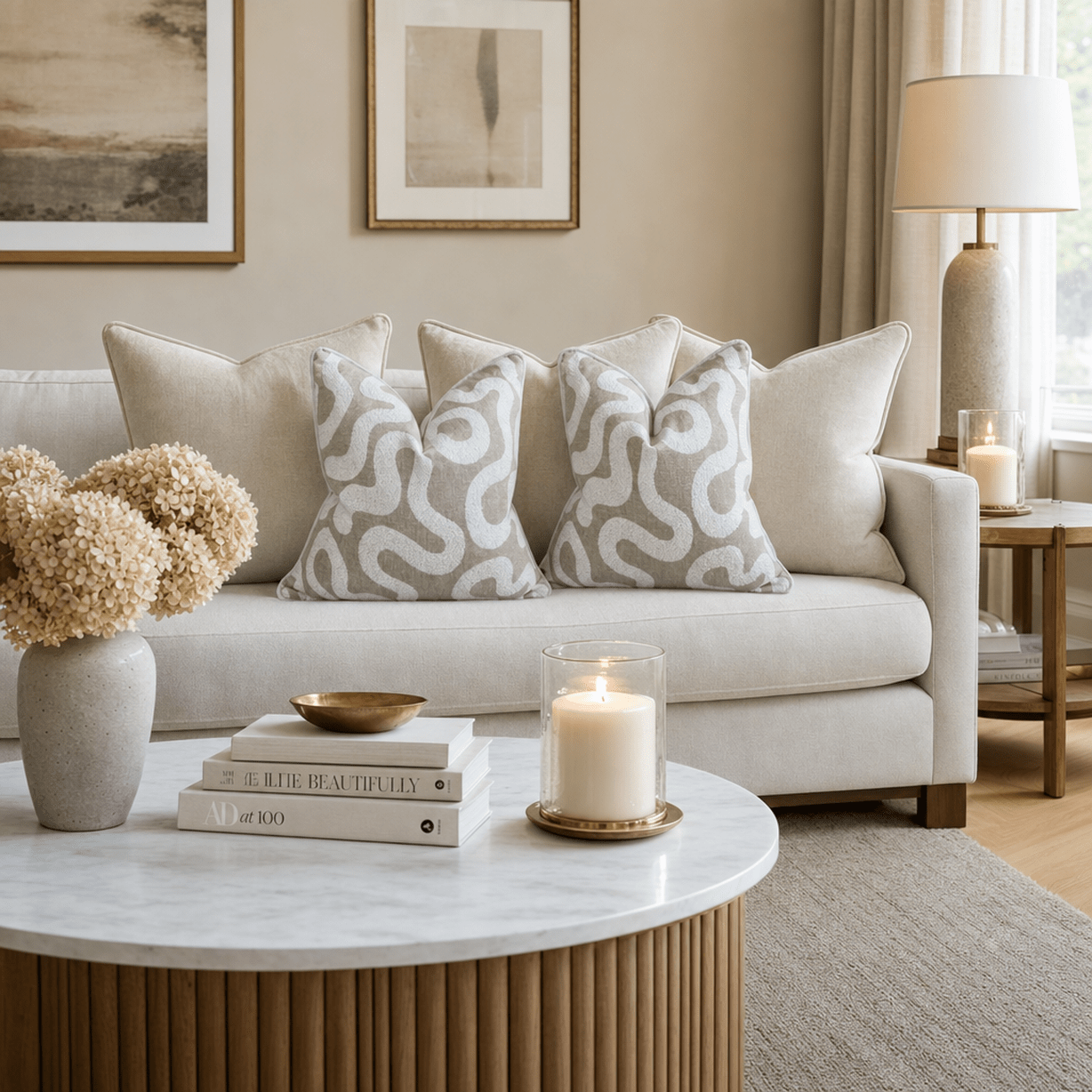 Laidback Luxe Feather Filled Cushions Bundle - Set of 5 