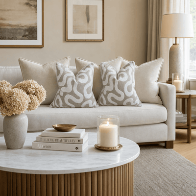 Laidback Luxe Feather Filled Cushions Bundle - Set of 5 
