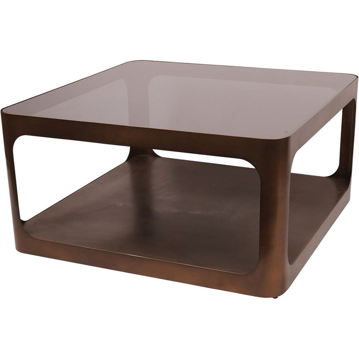 Lani Bronze Coffee Table with Smoked Glass Top Furniture 