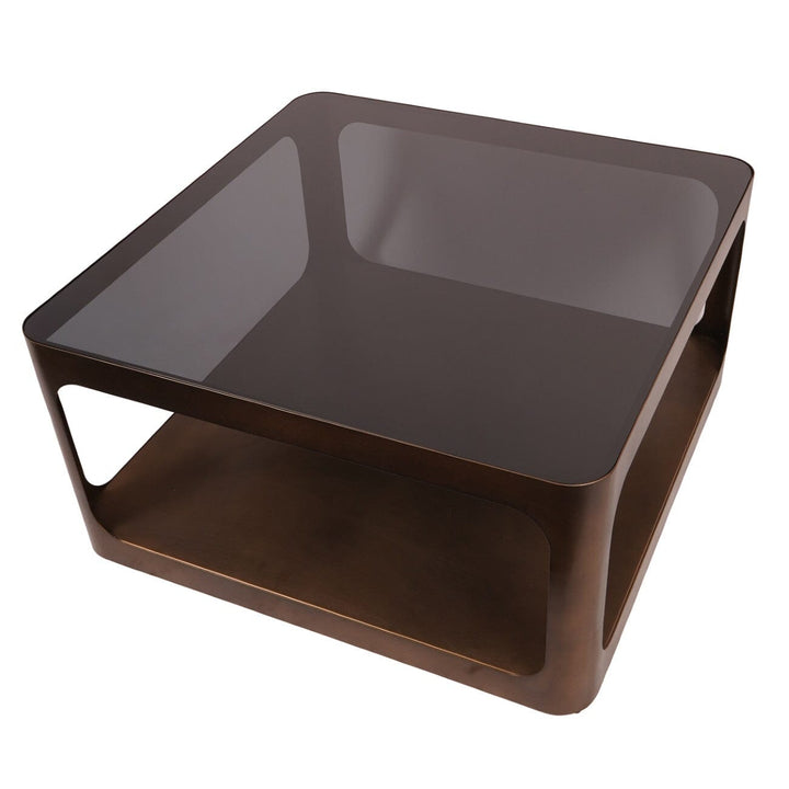 Lani Bronze Coffee Table with Smoked Glass Top Furniture 