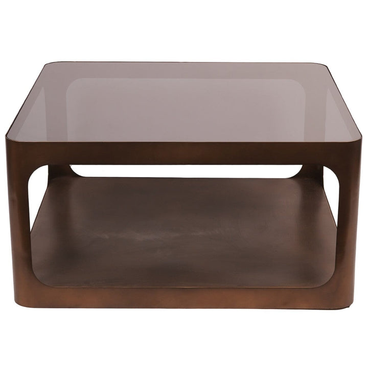 Lani Bronze Coffee Table with Smoked Glass Top Furniture 