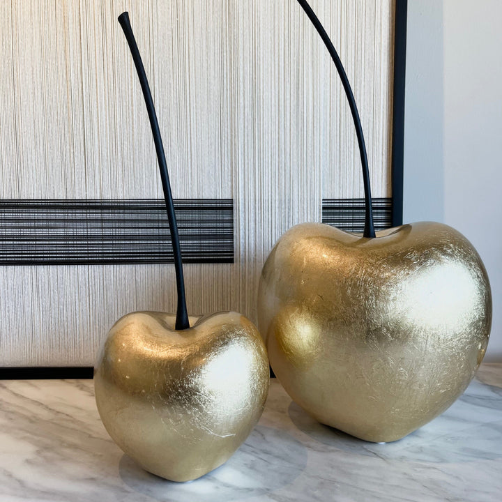 Large Gold Statement Cherry Ornament Accessories 