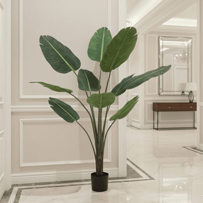 Large Potted Faux Palm Tree Accessories 