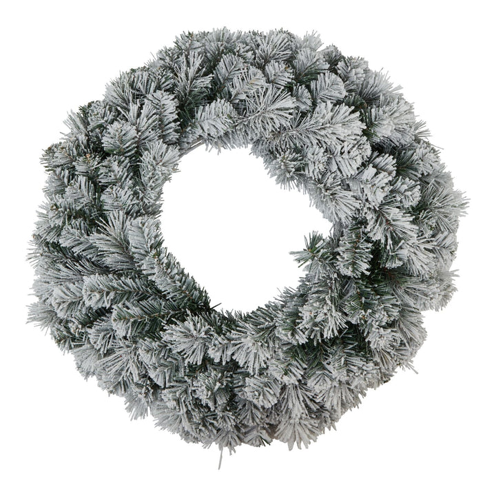 Large Snowy Pine Wreath Accessories 