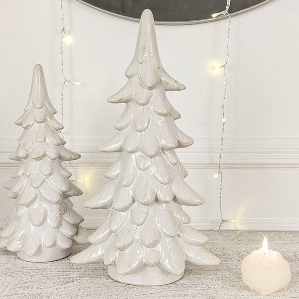 Large White Decorative Christmas Tree Ornament Accessories 