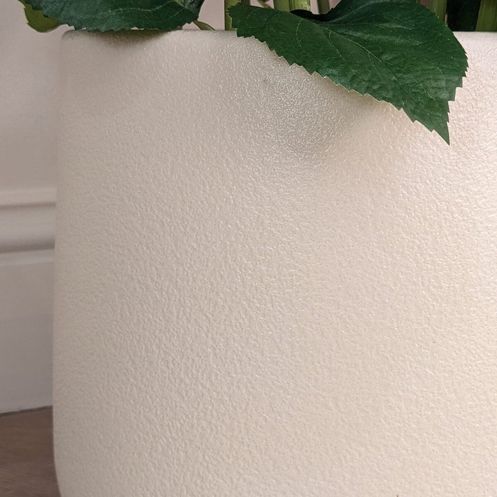 Large White Faux Hydrangea Potted Plant Accessories 