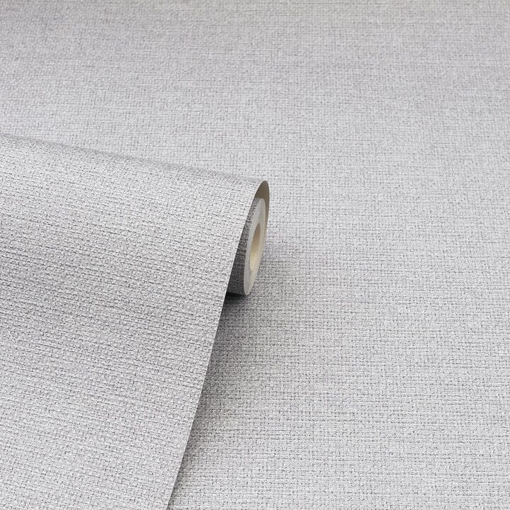 Lexi Dove Grey Metallic Textured Wallpaper Accessories 