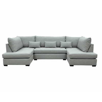 Lexington Stone Textured Medium U Shape Sofa Sofa 