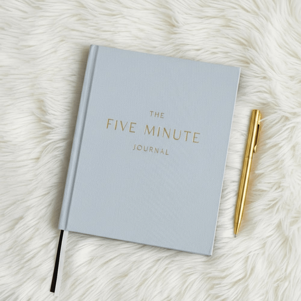 Light Blue 5 Minute Journal Accessories 