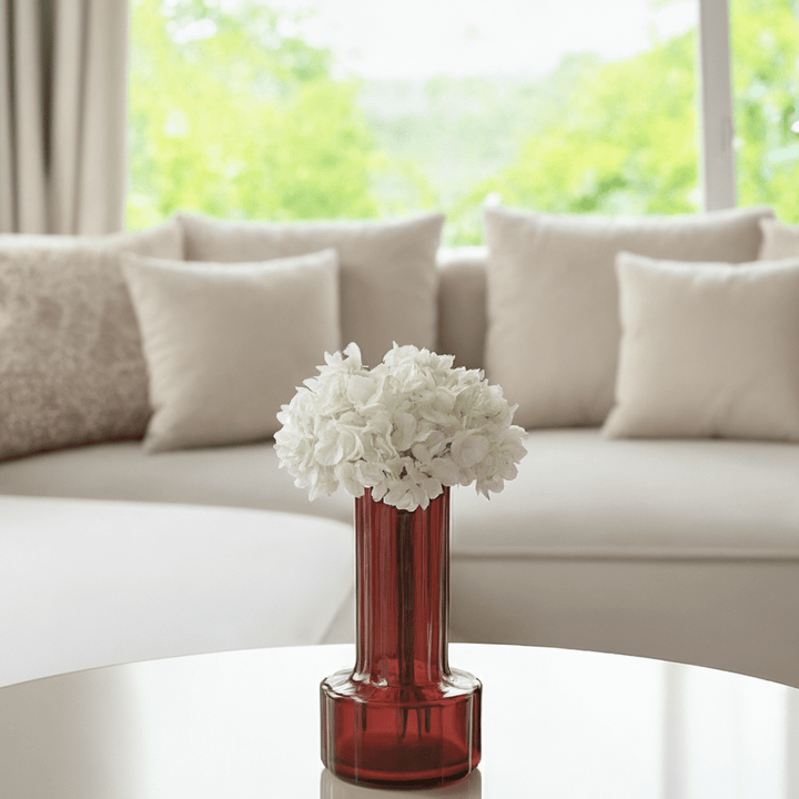 Lilith Cherry Red Glass Decorative Vase Accessories 