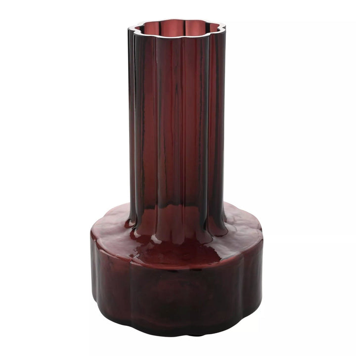 Lilith Cherry Red Glass Decorative Vase Accessories 