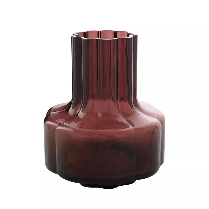 Lilith Large Cherry Red Glass Decorative Vase Accessories 