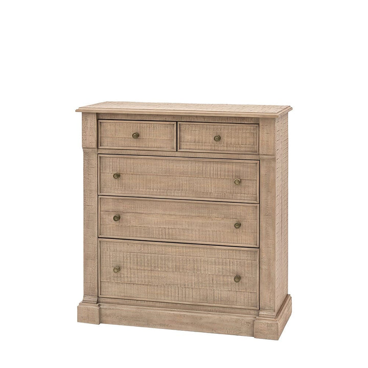 Lilliana Luxury 5 Drawer Chest with Brass Handles Furniture 