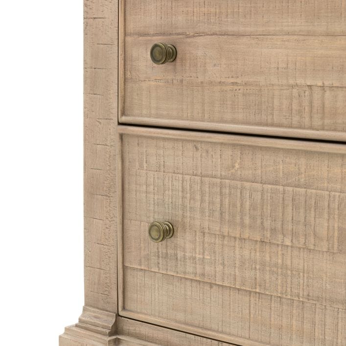 Lilliana Luxury 5 Drawer Chest with Brass Handles Furniture 