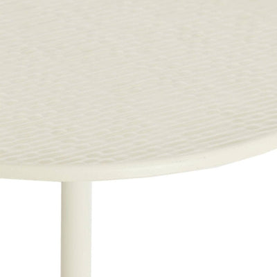 Limberg Cream Metal Side Tables- Set of 2 Furniture 