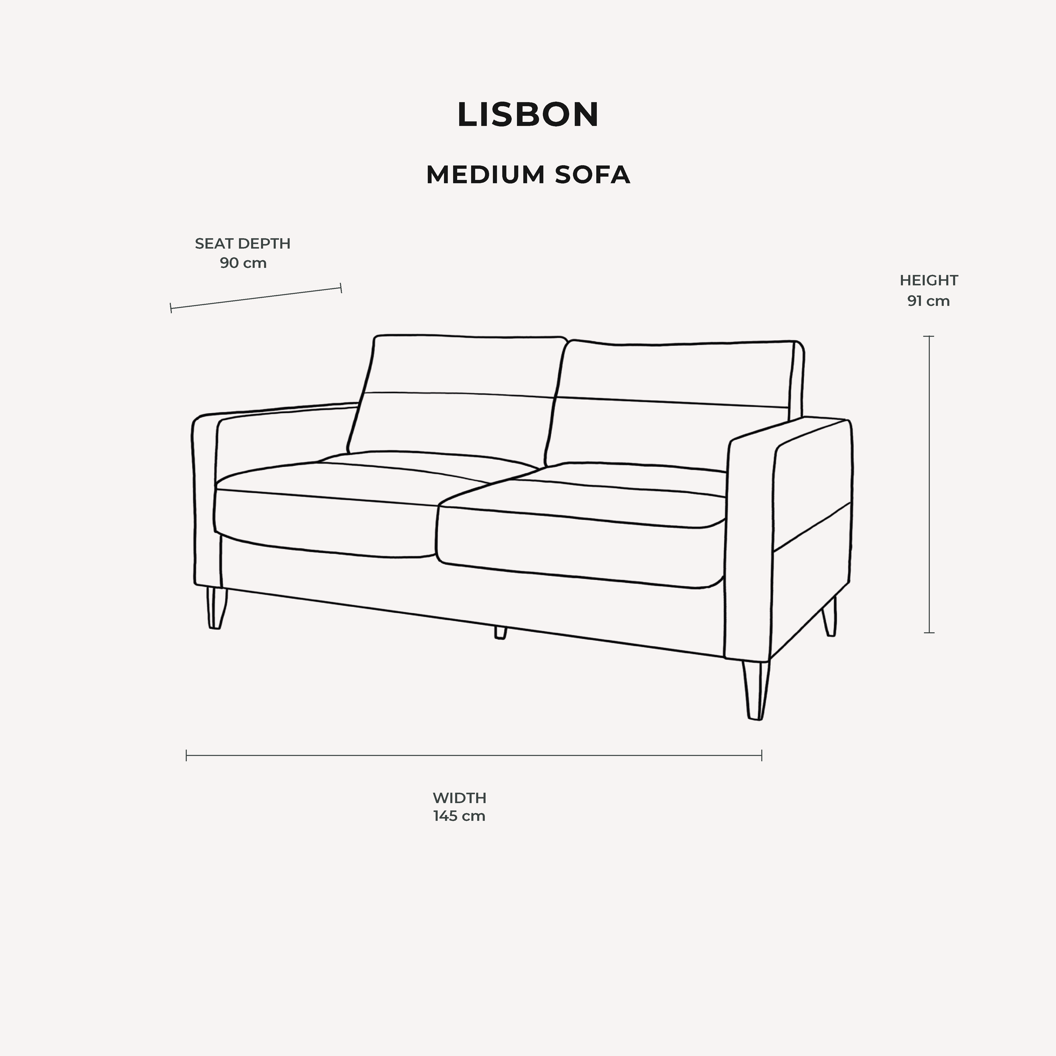 Lisbon Cream Velvet Sofa Range with Stitch Detailing Sofa 