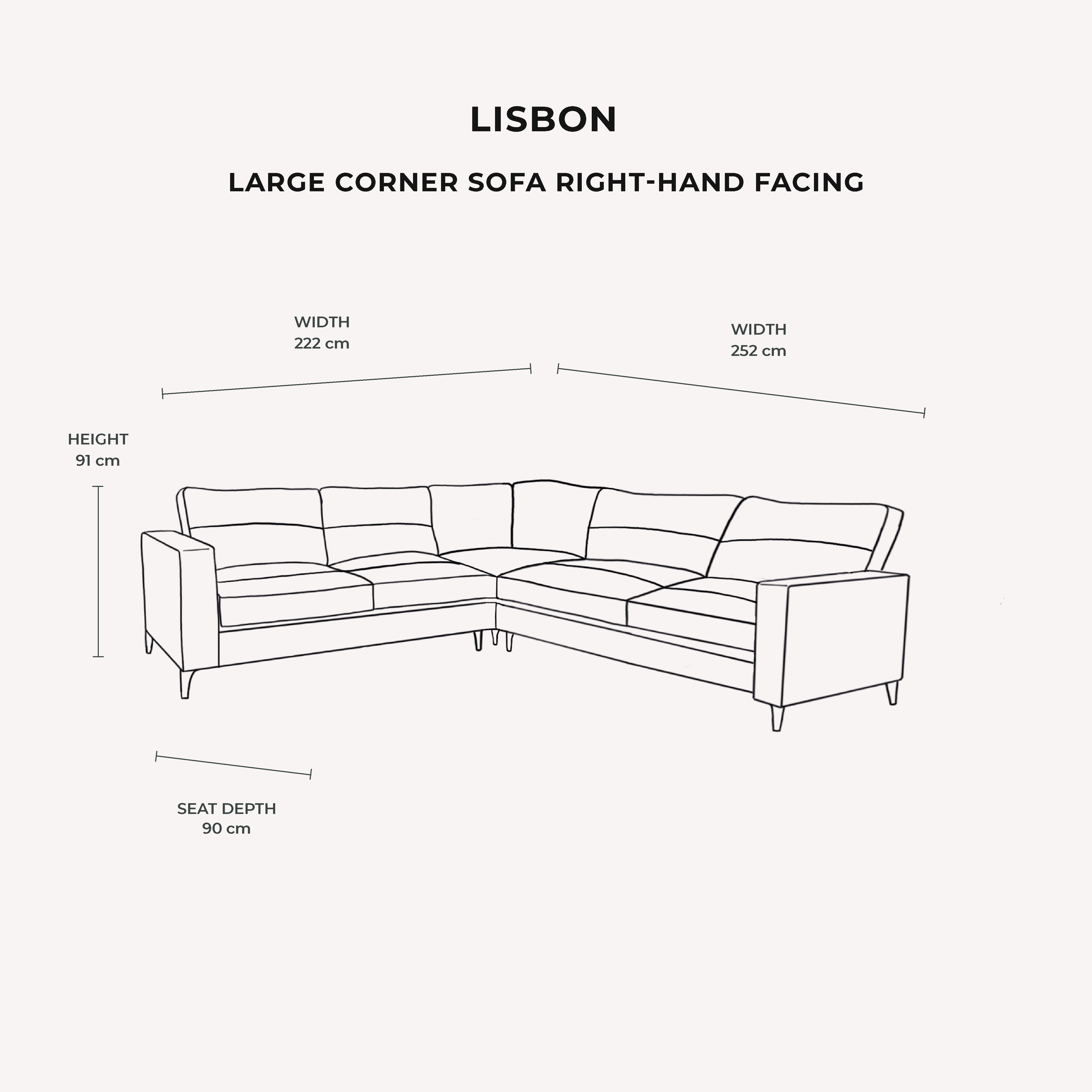 Lisbon Cream Velvet Sofa Range with Stitch Detailing Sofa 