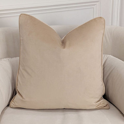 London Champagne Feather Filled Cushion - 46x46cm