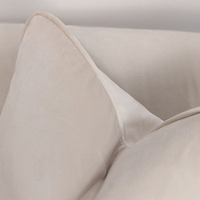 London Oyster Feather Filled Velvet Cushion - 46x46cm