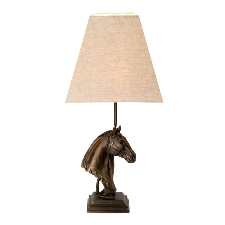 Lottie Bronze Horse Decorative Table Lamp Lighting 