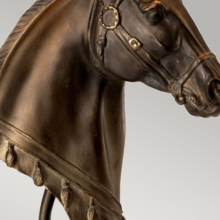 Lottie Bronze Horse Decorative Table Lamp Lighting 