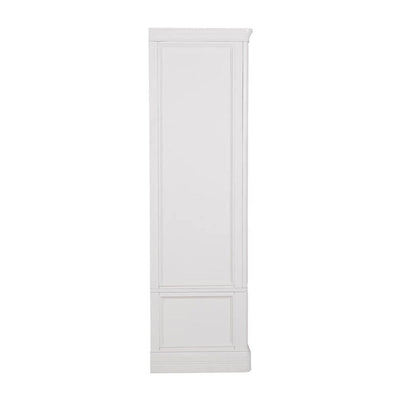 Louvre White Wooden 3 Door Wardrobe Furniture 
