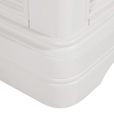 Louvre White Wooden 3 Door Wardrobe Furniture 