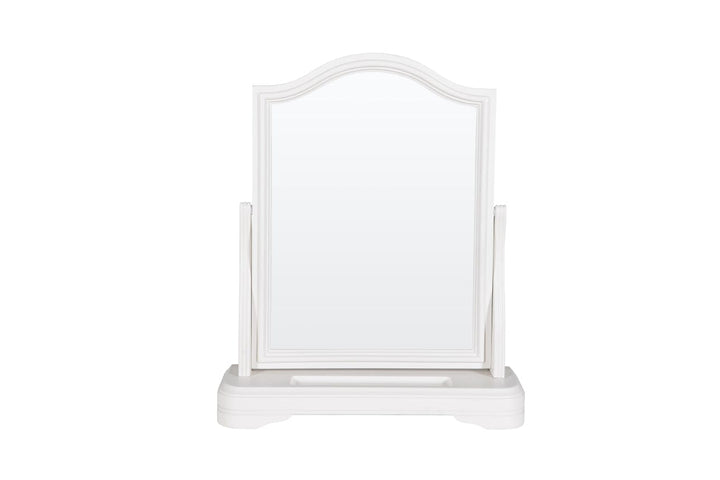 Louvre White Wooden Dressing Table Mirror Accessories 