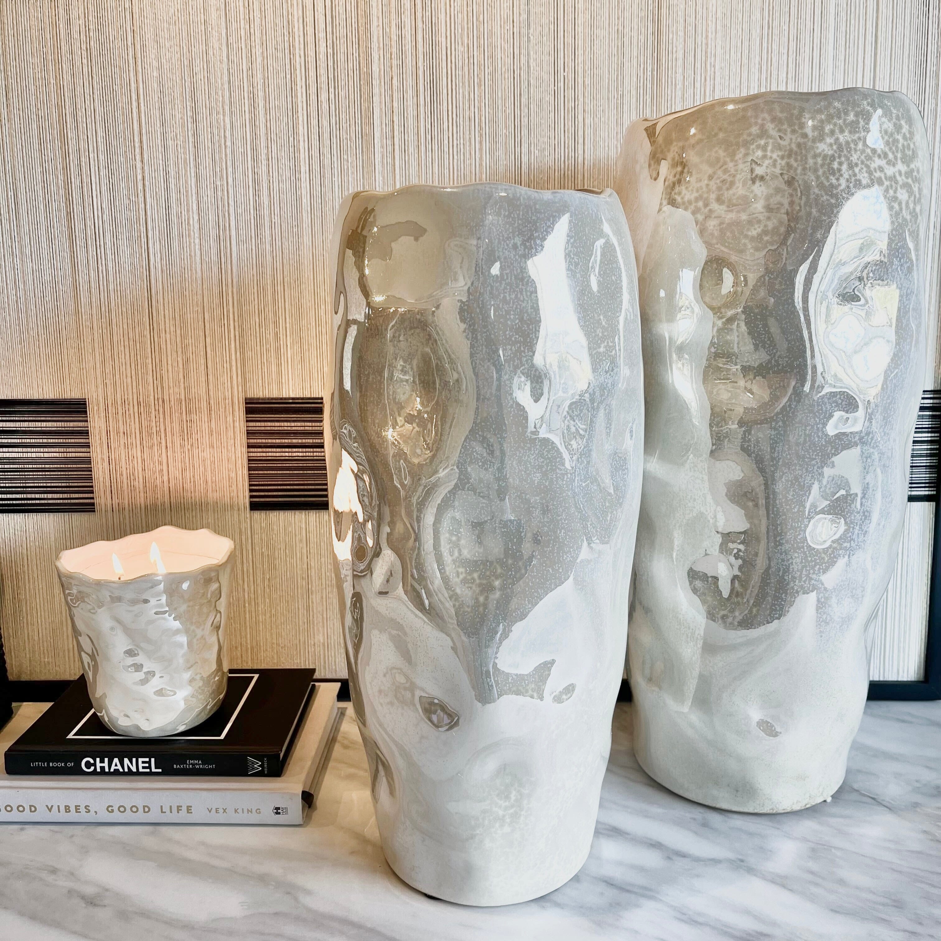 Lucienne Pearlescent Abstract Decorative Vase Accessories 