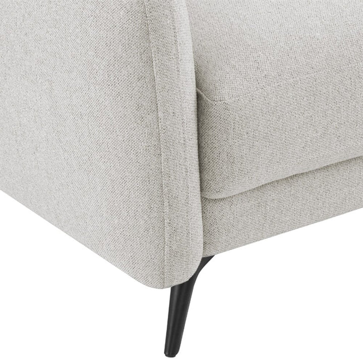 Lucinda Oatmeal Textured Fabric 2 Seater Sofa Sofa 